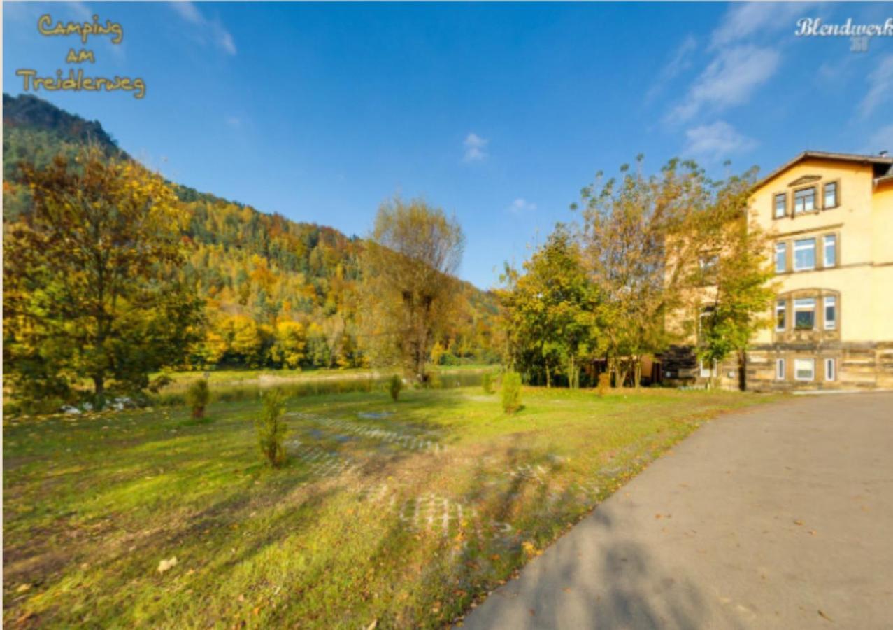 Campingplatz Am Treidlerweg Hotel Konigstein an der Elbe Exterior photo