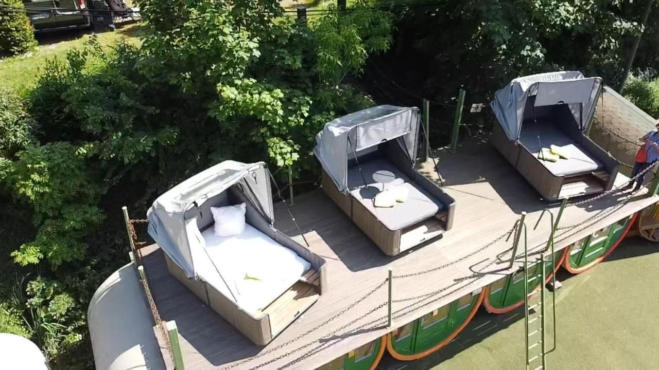 Campingplatz Am Treidlerweg Konigstein an der Elbe Exterior photo