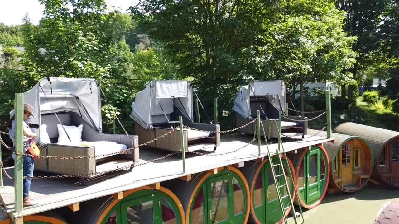 Campingplatz Am Treidlerweg Konigstein an der Elbe Exterior photo